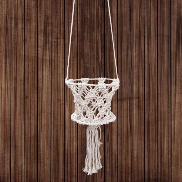 4" Basket Macramet | Air Plant Accessories