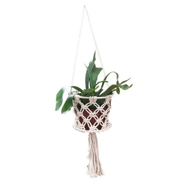 4" Basket Macramet | Air Plant Accessories