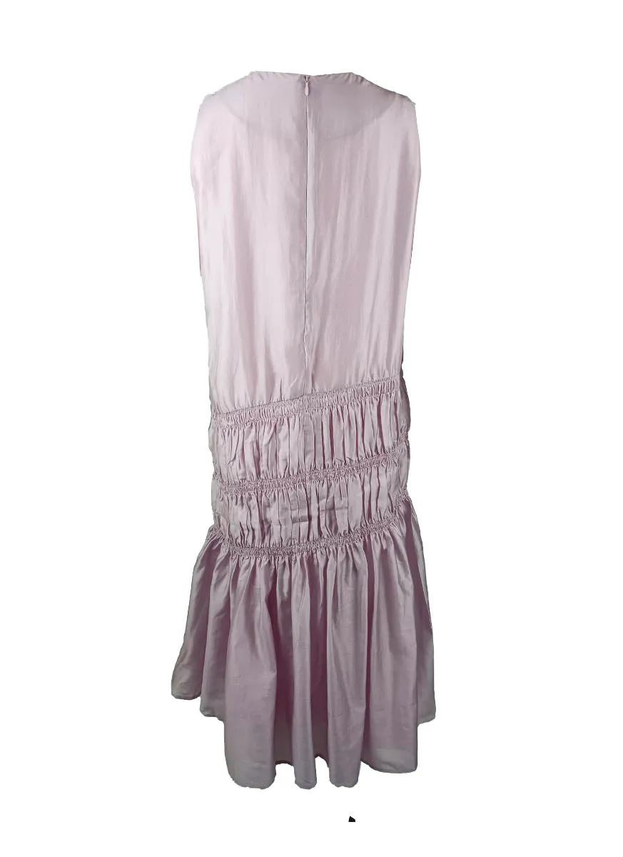 8240037 Loose & Elegant Sleeveless Dress *Purple