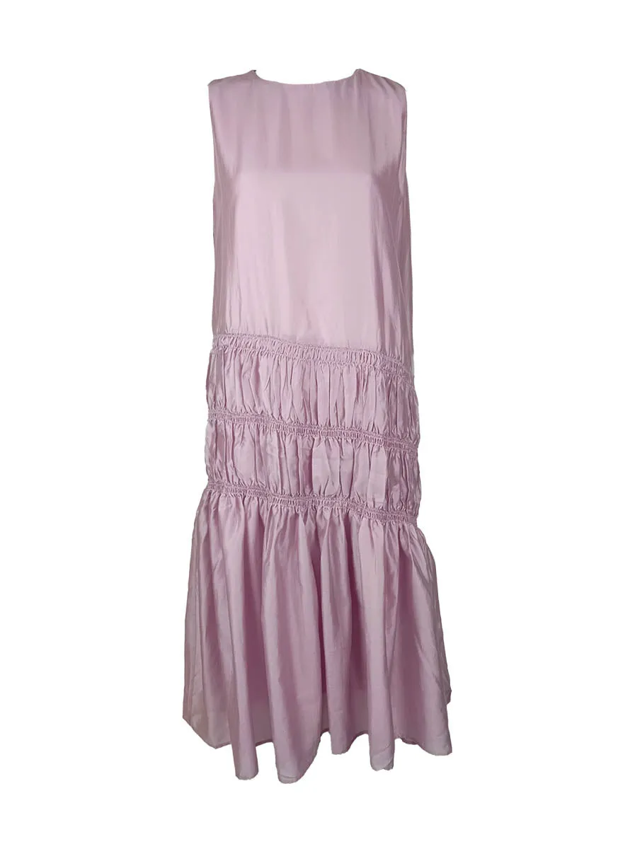 8240037 Loose & Elegant Sleeveless Dress *Purple