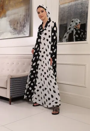 All Over Printed Long Dress