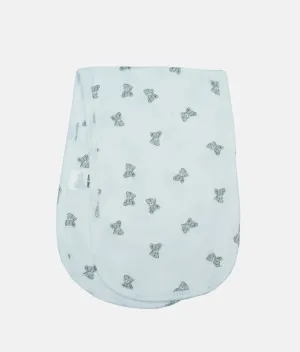 Baby Burp Cloth  -Teddy Bear Print