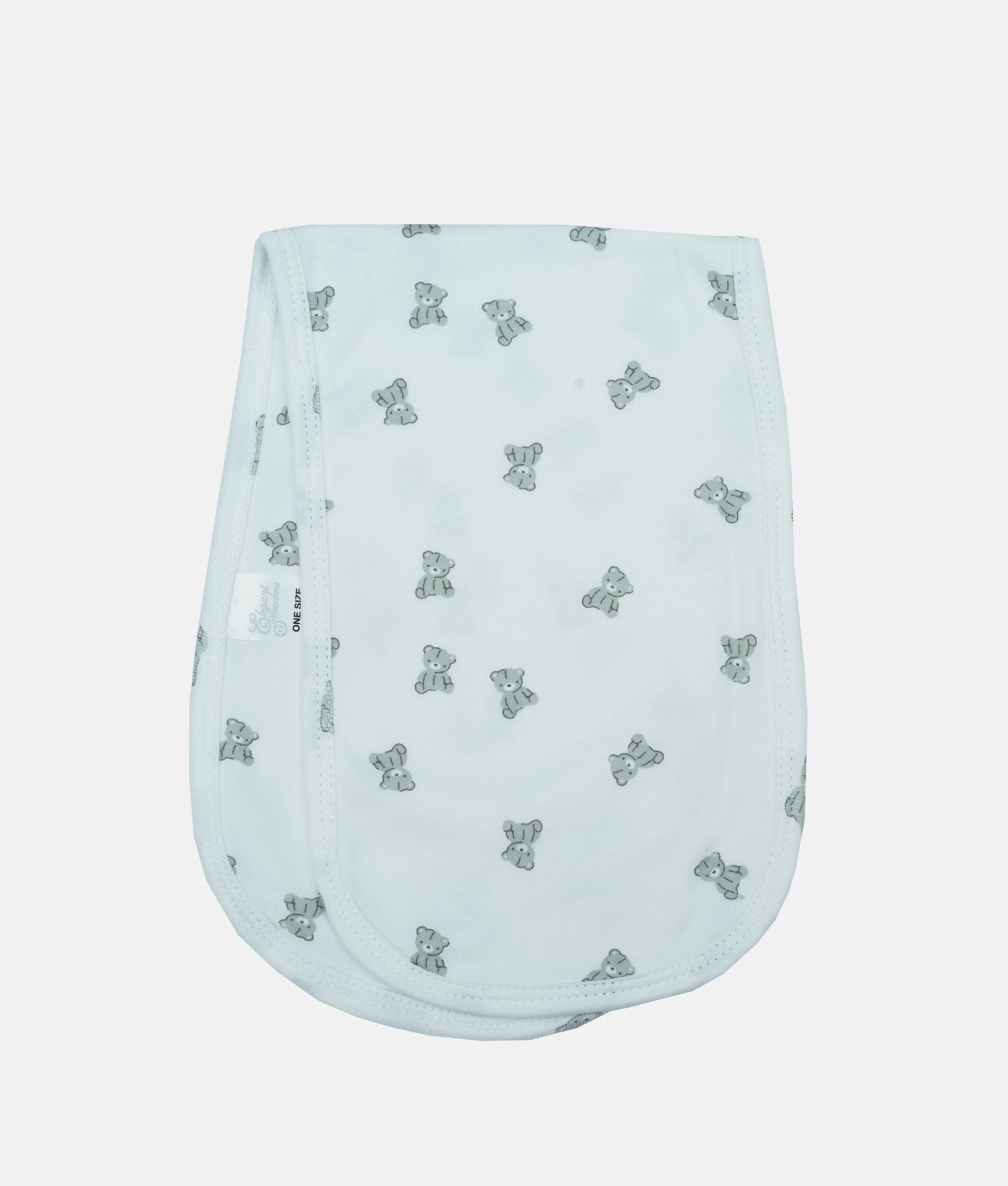 Baby Burp Cloth  -Teddy Bear Print