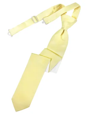 Canary Luxury Satin Skinny Windsor Tie