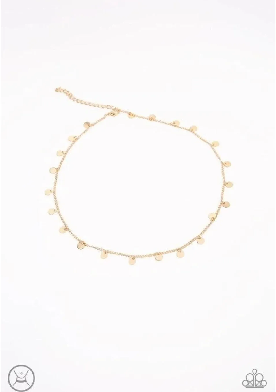 CHIME A Little Brighter Gold Necklace - Paparazzi Accessories