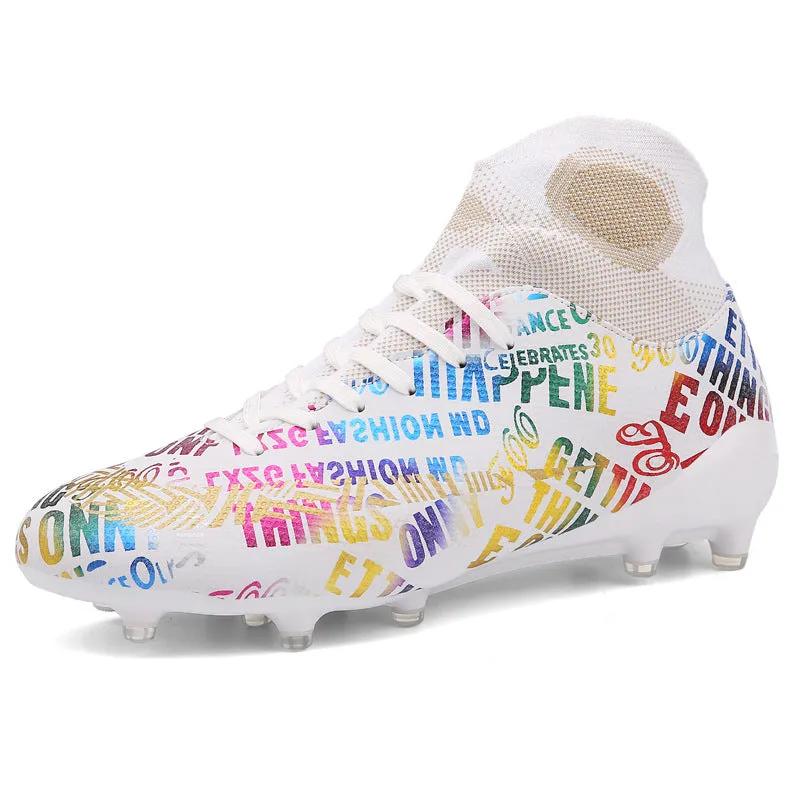 Fashionable High-Top Adult Soccer Cleats