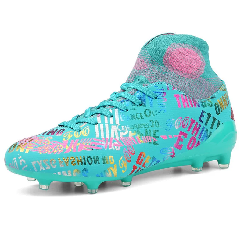 Fashionable High-Top Adult Soccer Cleats