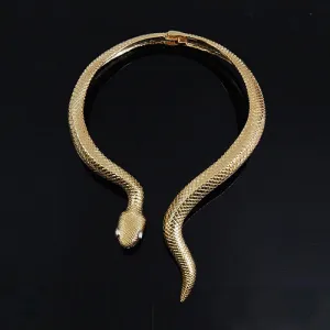 Gold Snake Necklace