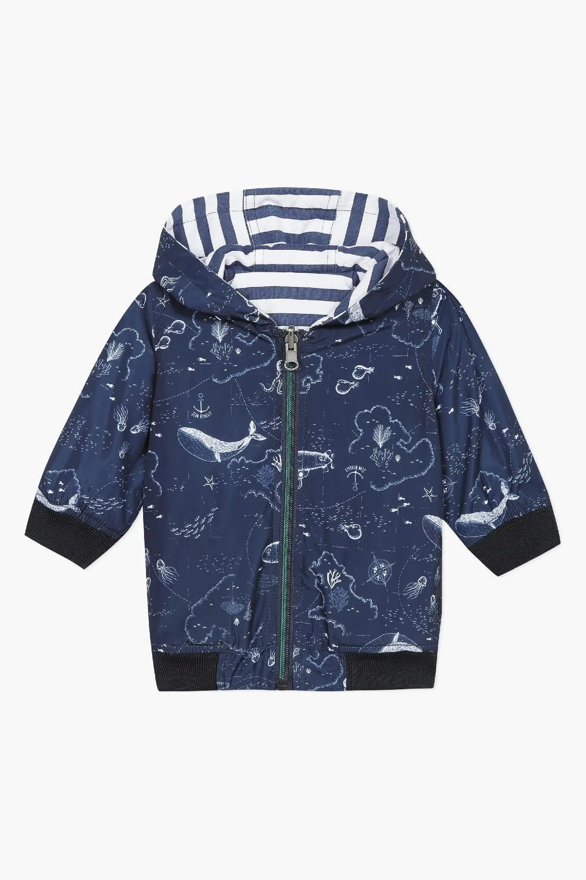 Jean Bourget Under The Sea Reversible Baby Boys Windbreaker