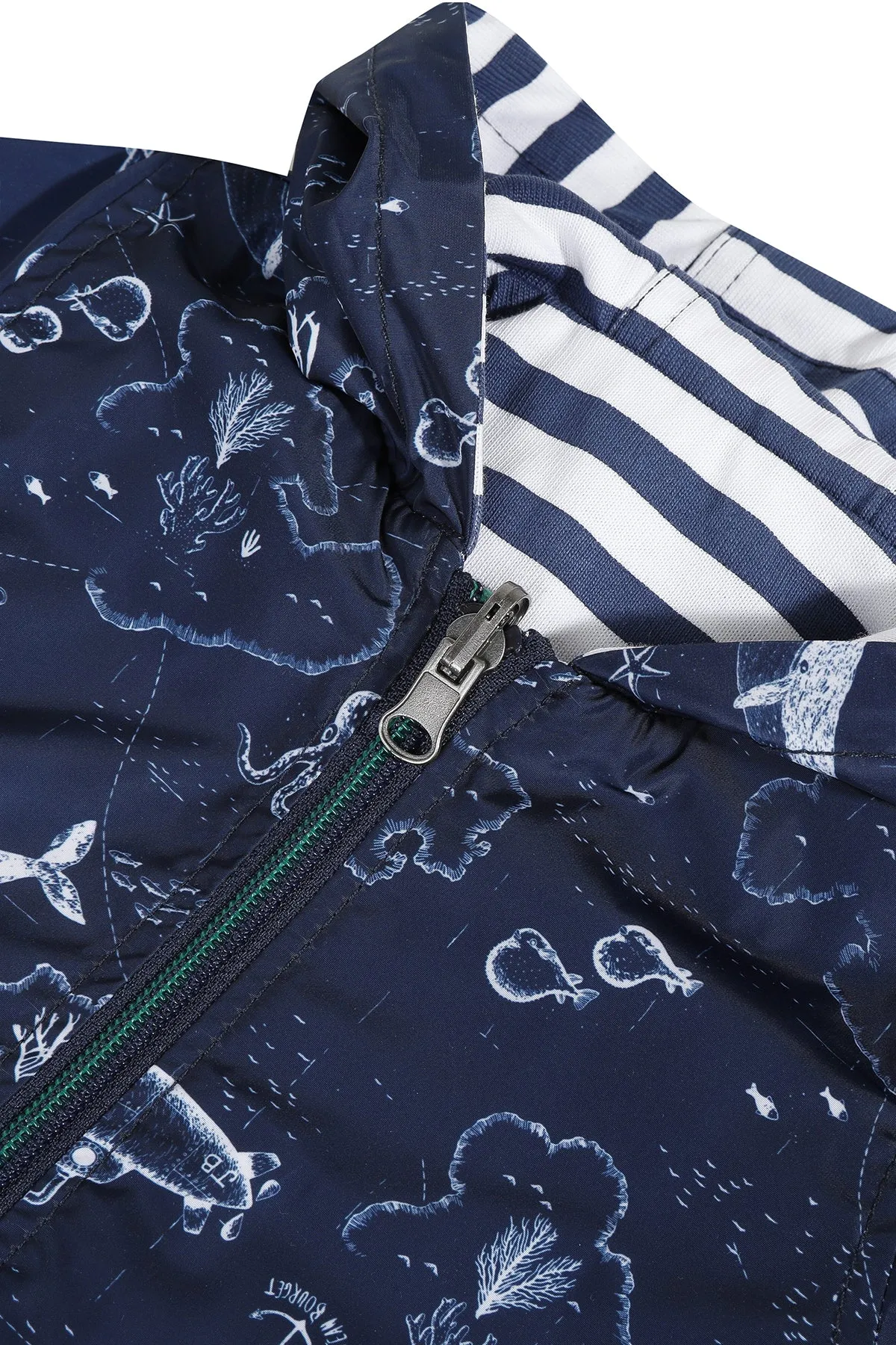 Jean Bourget Under The Sea Reversible Baby Boys Windbreaker