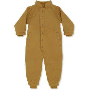 Konges Slojd Thermo Onesie Deux in Dark Honey