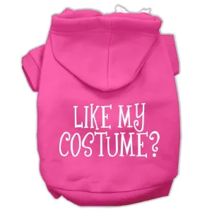 Like my costume? Screen Print Pet Hoodies Bright Pink Size XXL (18)