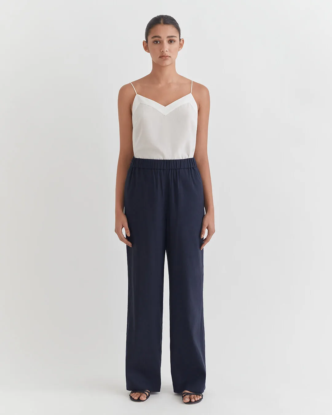 Linen Wide Leg Pant