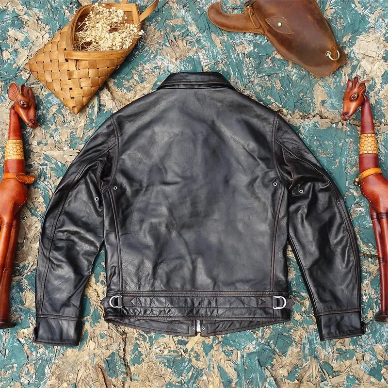 Men's 1930s Mulholland Sports Leather Jacket - Motorcycle Style