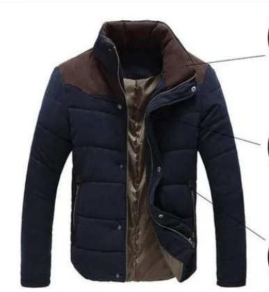 Men's Casual Warm Fall Winter Coat Jacket