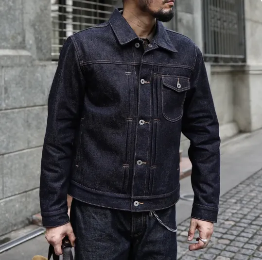 Men's Denim Motorcycle Work Jacket: Versatile and Stylish Outerwear