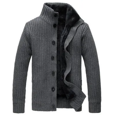 Men's Winter Warm Sweater Coat