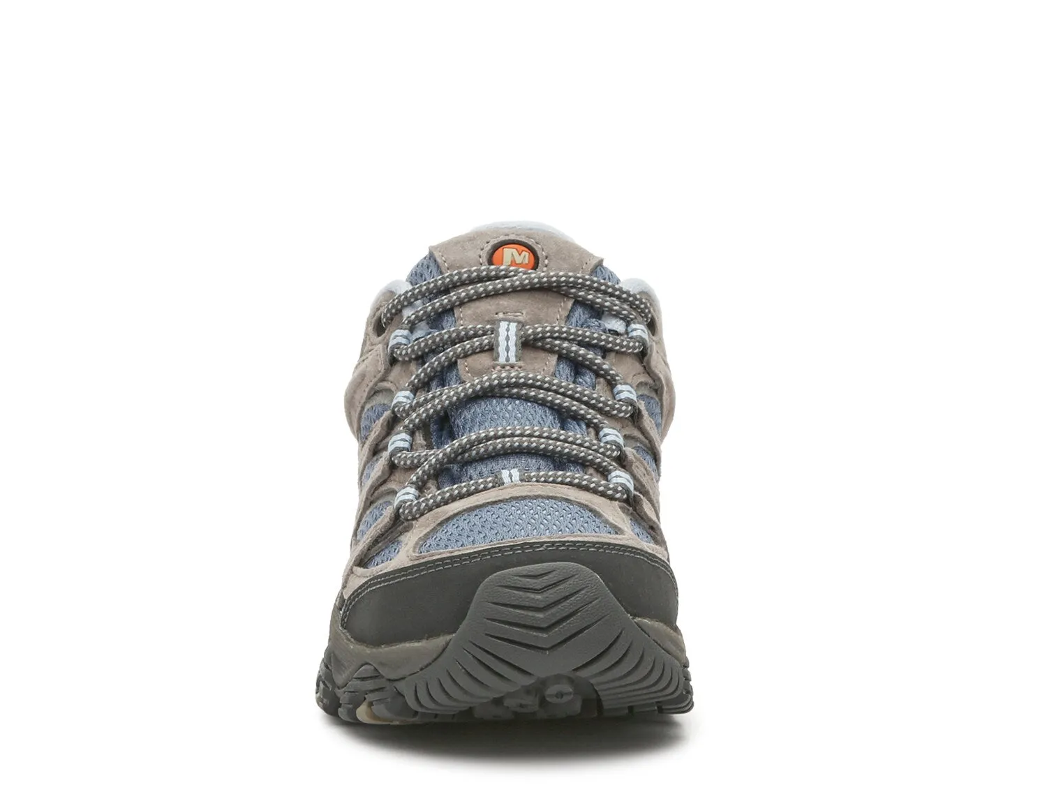 Merrell women's hiking boots with rubber sole, gray