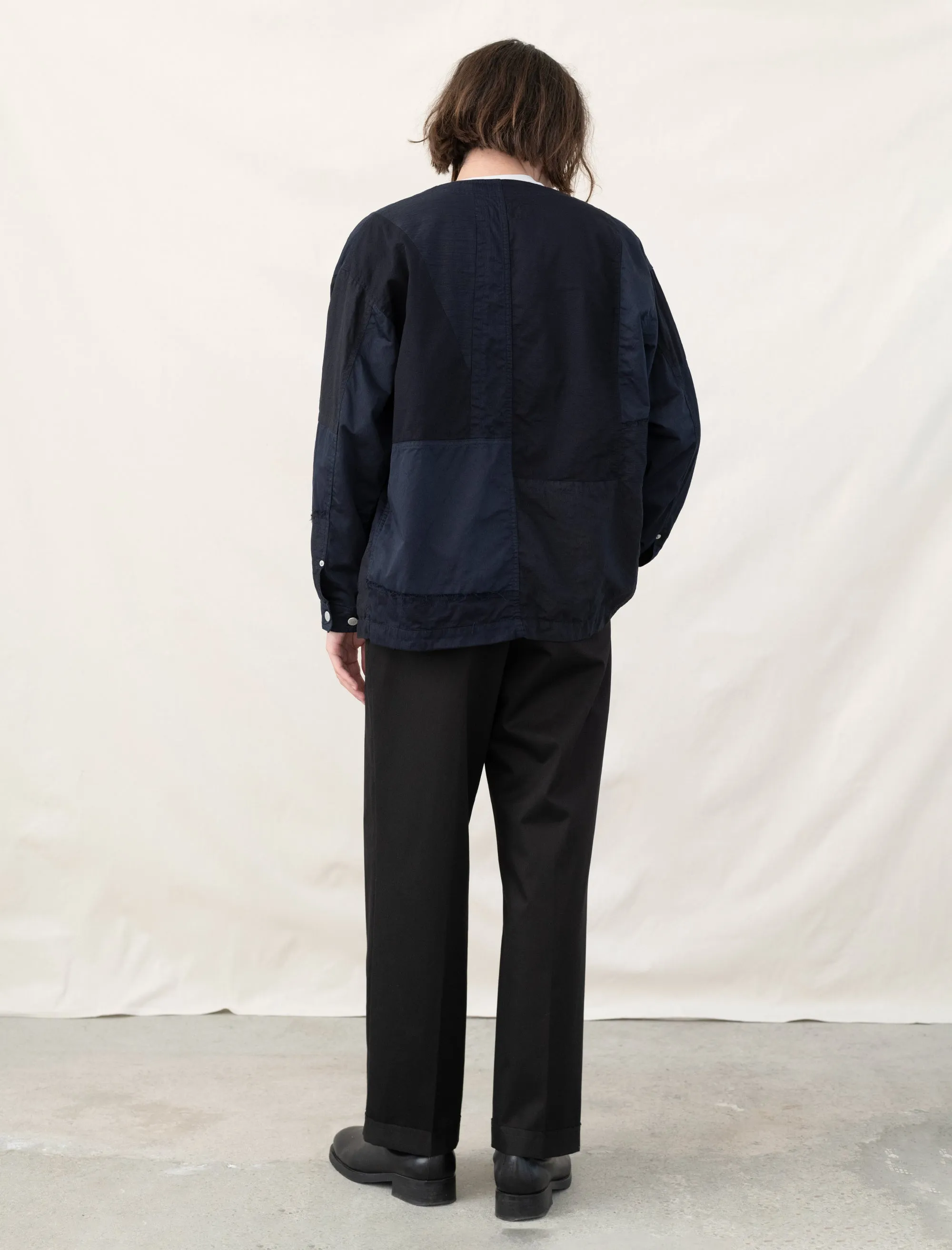 Multi Panel Jacket (Navy)