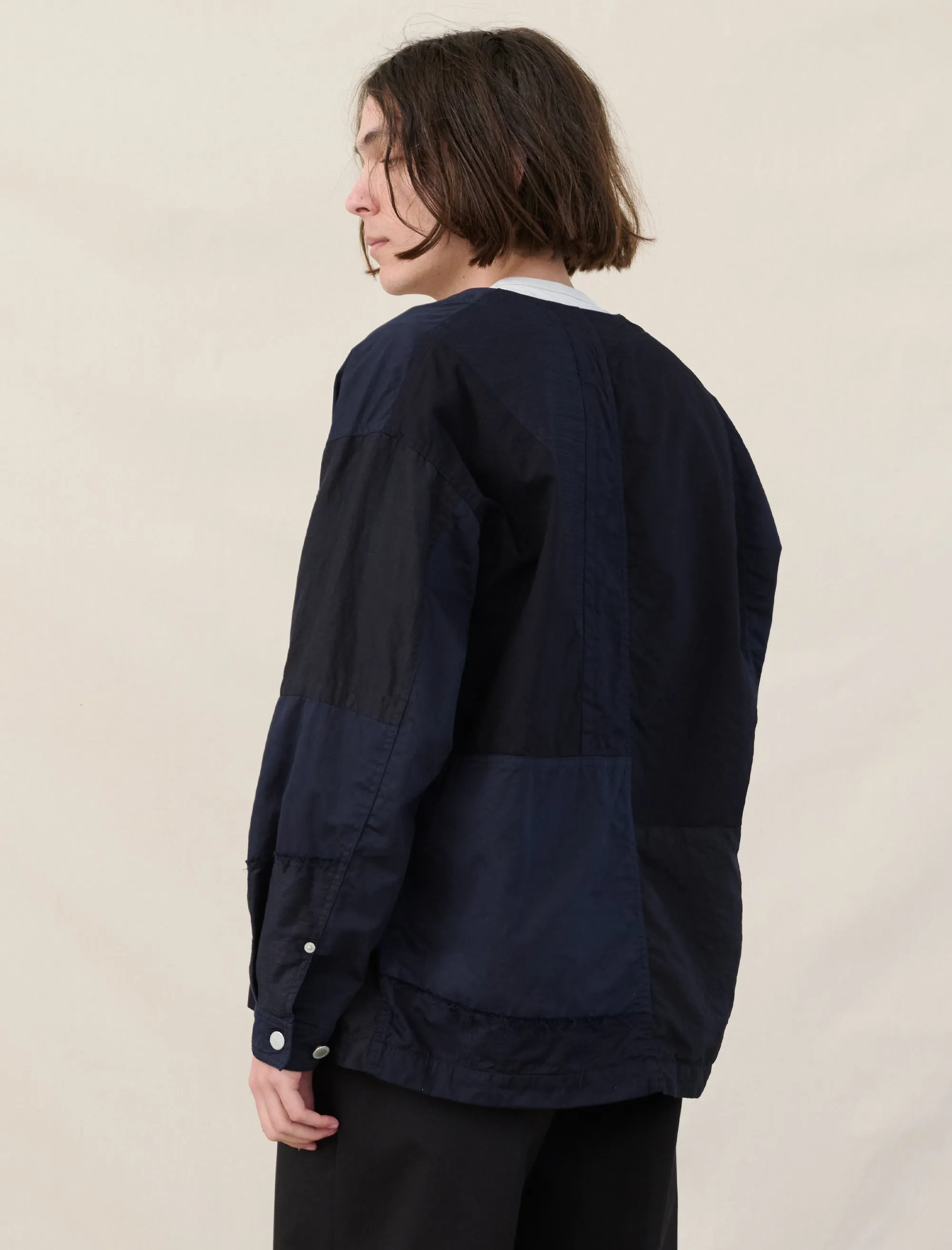 Multi Panel Jacket (Navy)