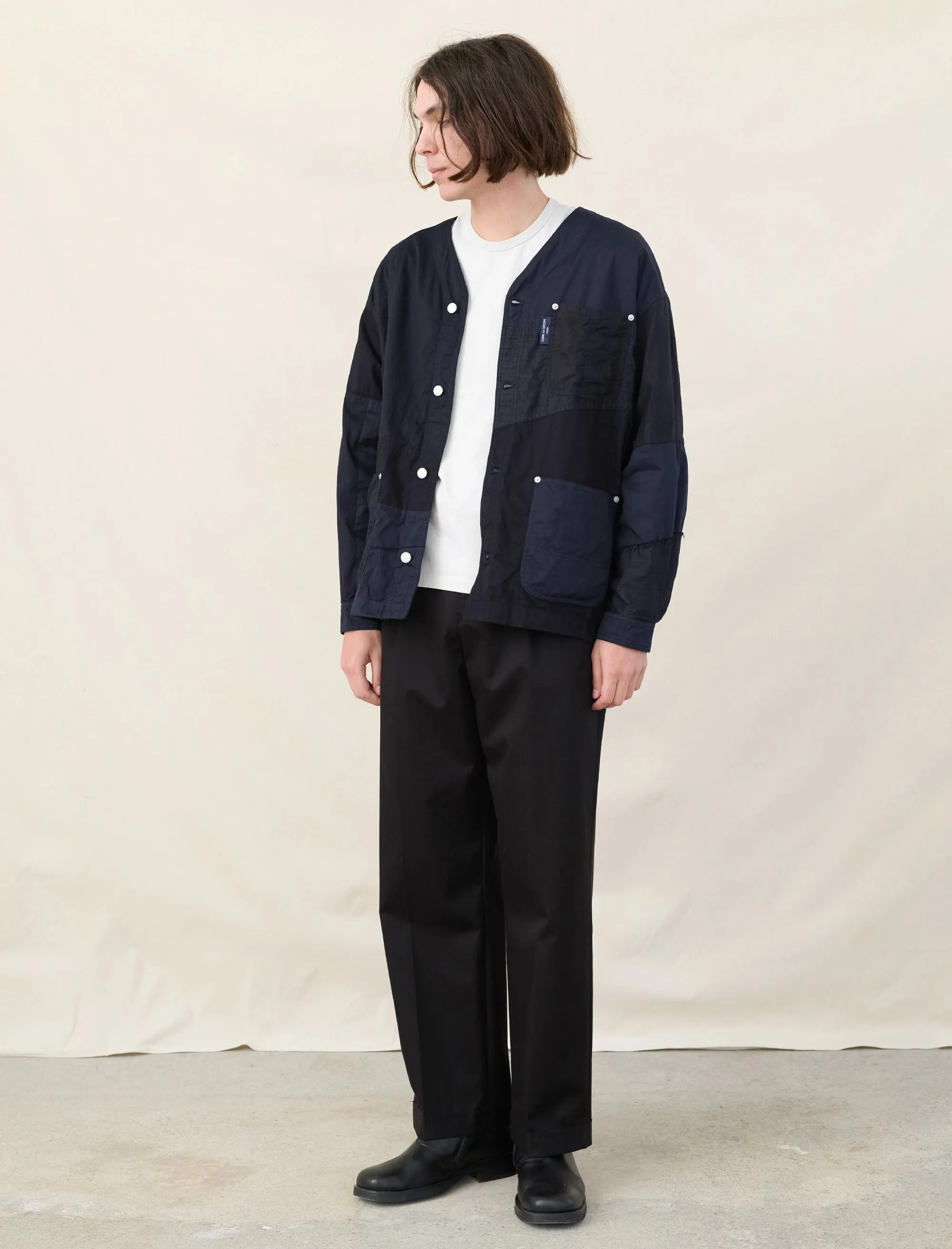 Multi Panel Jacket (Navy)