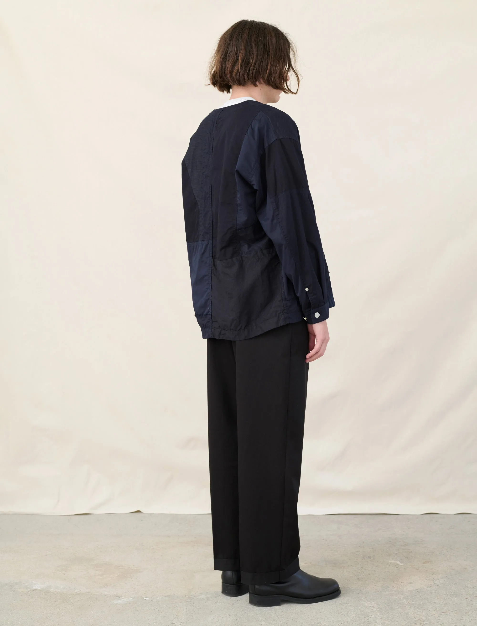 Multi Panel Jacket (Navy)