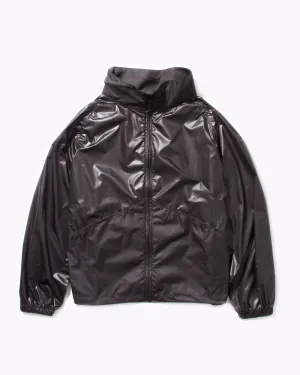 Nylon Warm Up Jacket - Black