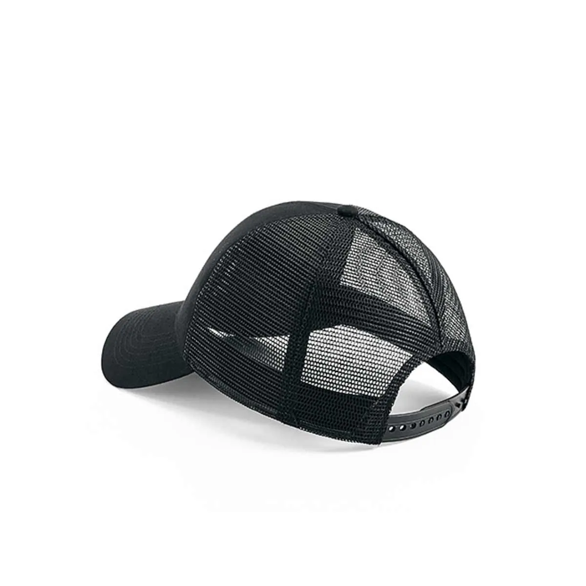 Plant Faced Trucker Cap - Black Out - ORGANIC