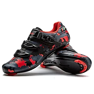 Santic Davee Red Men Road Cycling Shoes