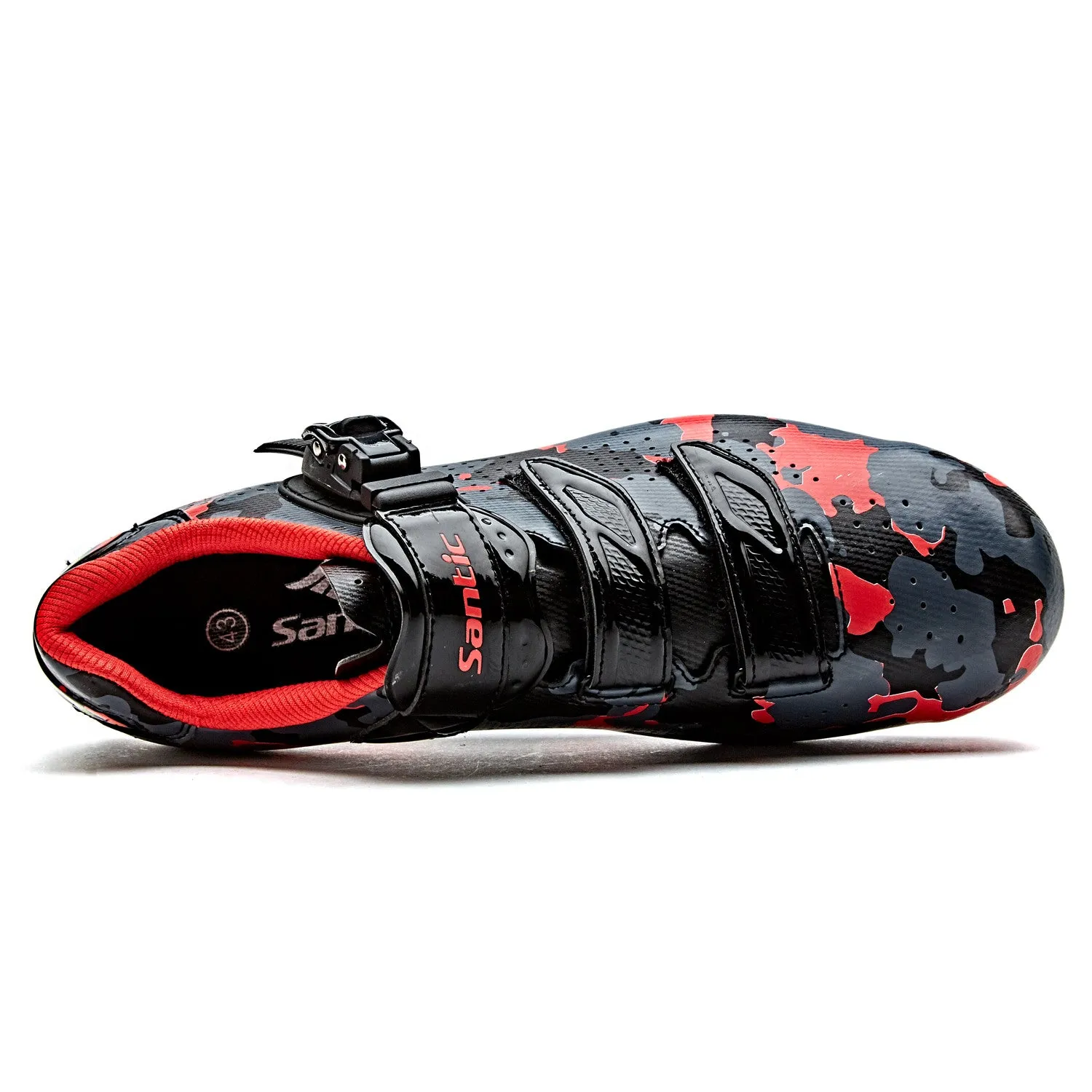 Santic Davee Red Men Road Cycling Shoes