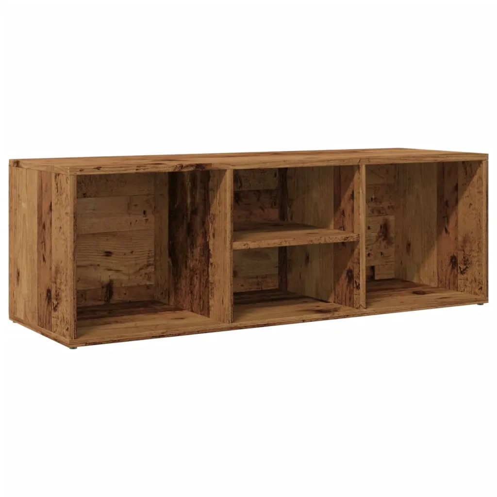 Shoe Storage Bench Old Wood 105x35x35 cm Engineered Wood