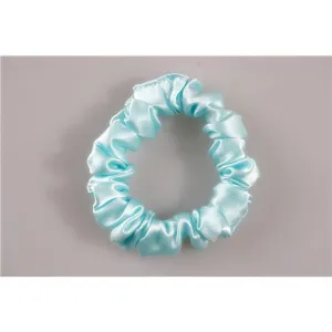 Silk Scrunchies Classic Aqua Green