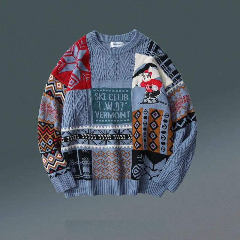 Winter Christmas Bear Casual Knitting Sweaters