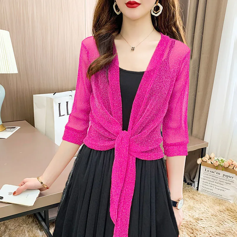 Women's Fashionable Elegant Lace Waistcoat Western Style Sun Protection Clothing