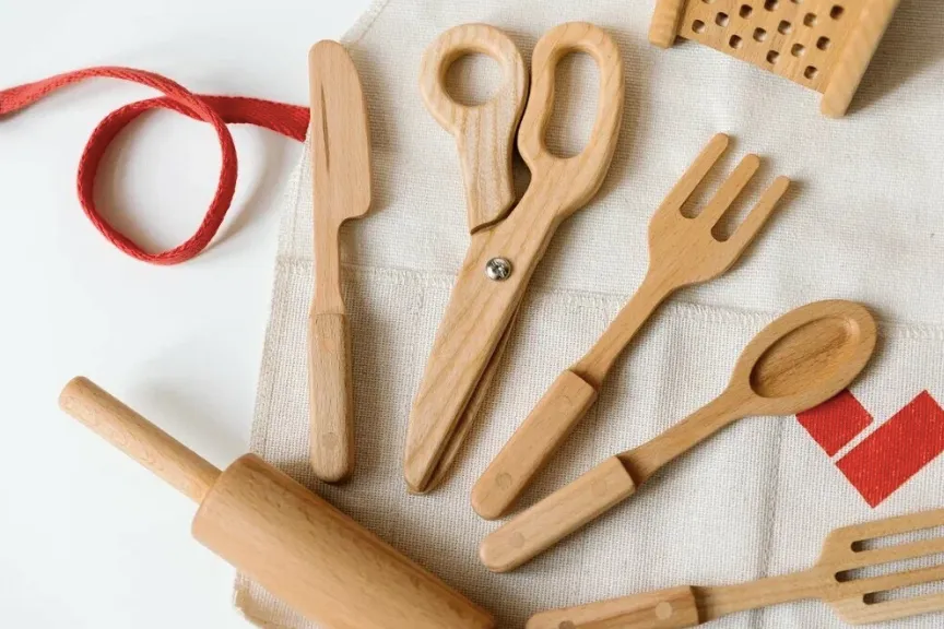 Wooden Kitchen Playset Accessories